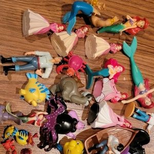 The Little Mermaid Figures Lot